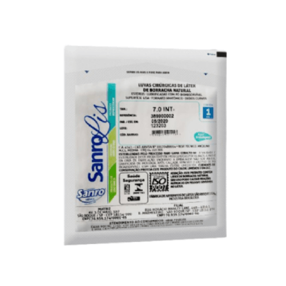 LUVA-CIRURGICA-ESTERIL-7-5-LISA-CX-C-200-PARES-SANRO-LIS