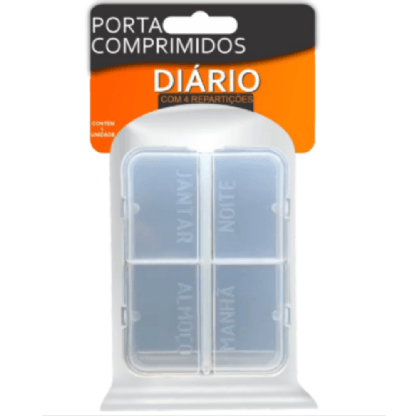 PORTA COMPRIMIDOS DIARIO TRANSPARENTE