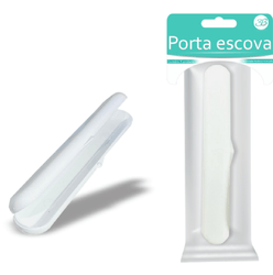 PORTA ESCOVA TRANSPARENTE
