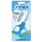 CONJ-UNHEX-TESOURA-CORTADOR-BABY-AZUL