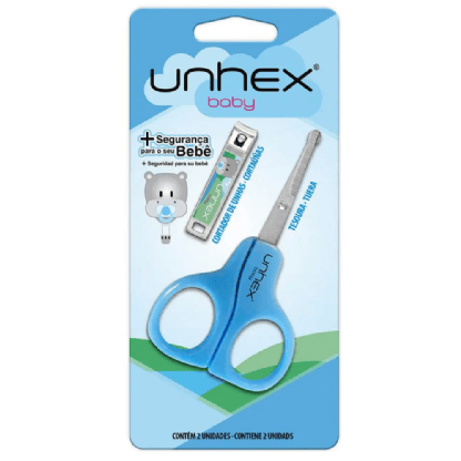 CONJ-UNHEX-TESOURA-CORTADOR-BABY-AZUL