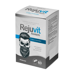 Rejuvit Homem Cabelo E Barba 60 Caps 400mg - Herbamed