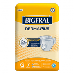 Fralda Bigfral Derma Plus TAM G PCT C/7UN - 20379-1