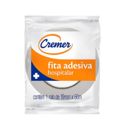 FITA CREPE HOSPITALAR BRANCA 19MMX50M C/1UN 668315