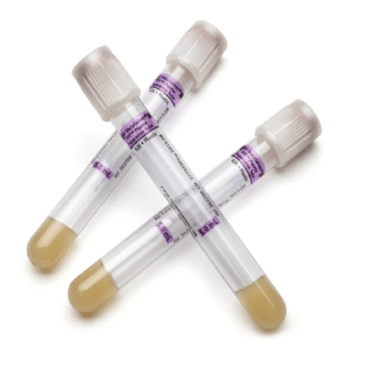 TUBO PPT EDTA K2 PEROLADO 5ML PCT C/100UN 362788