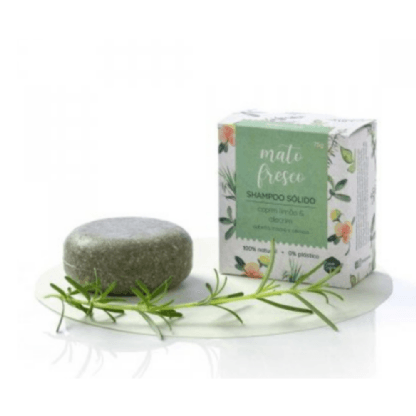 BEEGREEN SHAMPOO SOLIDO MATO FRESCO CX C/1UN 75G