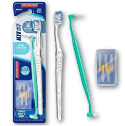 KIT ESCOVA DENTAL+INTERDENTAL CONICA+REFIL INTER ORTO
