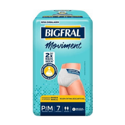 BIGFRAL DERMAPLUS PANTS ROUPA INT DESC P/M C/7UN - 20330-1