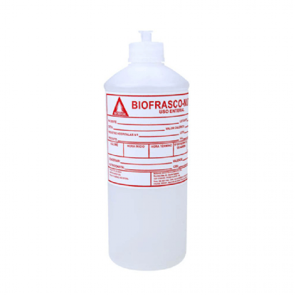 FRASCO PARA NUTRICAO ENTERAL 500ML CX C/60UN