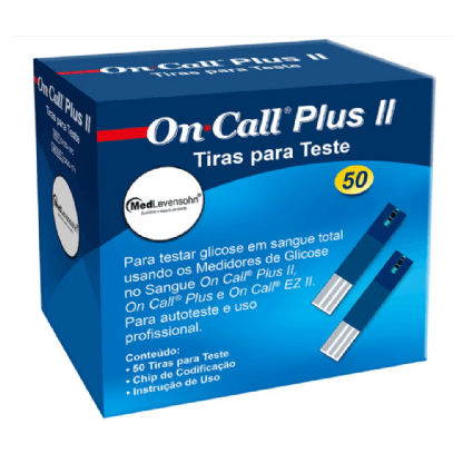 Tiras-Reagente-MediCao-de-Glicose-50un-On-Call-PLUS-II