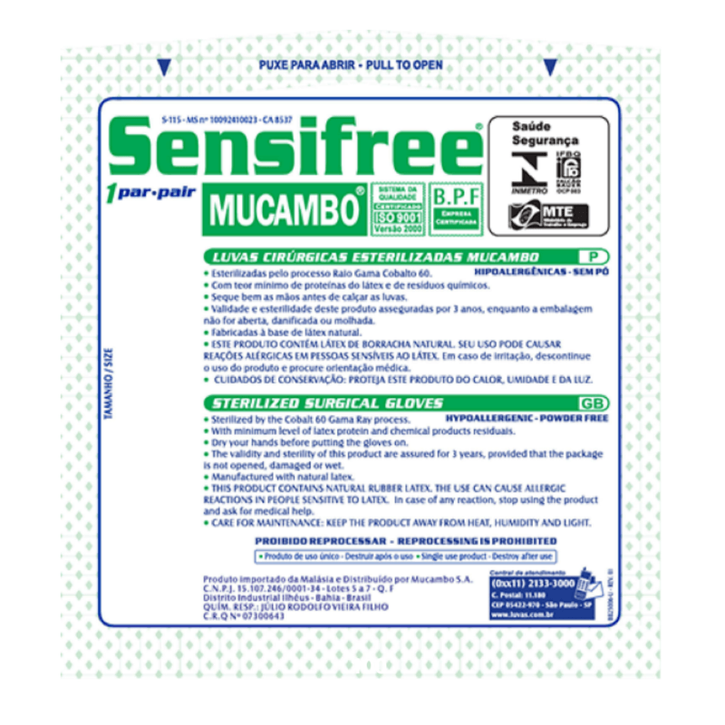 LUVA-CIRURGICA-ESTERIL-70-SENSIFREE-CX-C-200PA
