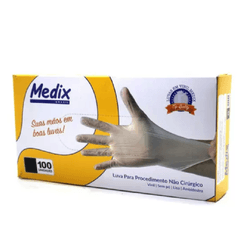 LUVA DE PROCEDIMENTO S/TALCO P VINIL C/100UN CA44562 8663