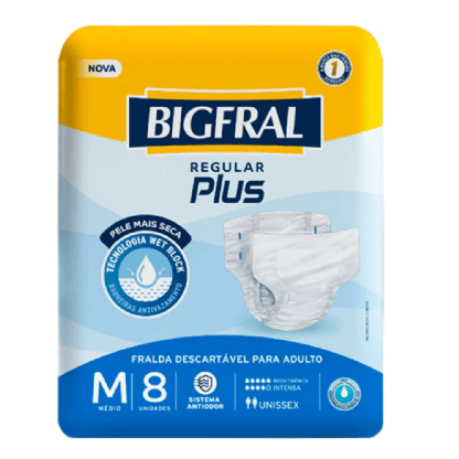 Fralda-Geriatrica-Bigfral-Regular-Plus-Tamanho-M-com-8-Unidades