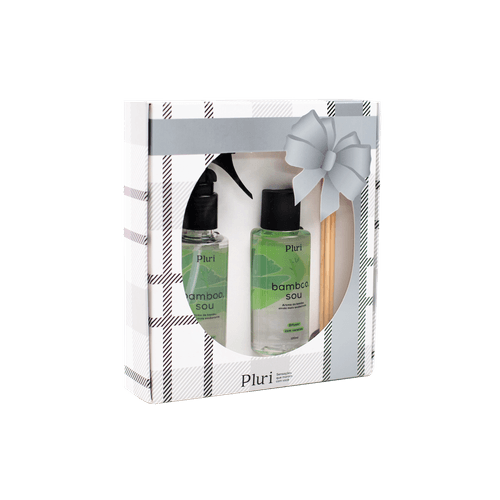 KIT PLURI DIFUSOR AMBIENTE + VARETAS BAMBOO