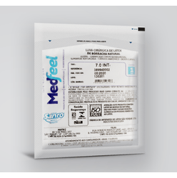 LUVA CIRURGICA ESTERIL 6,5 TEXTURIZADA MEDFEEL C/200PARES