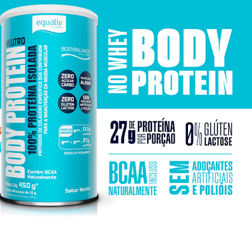 BODY PROTEIN EQUALIV 450G C/1UN 135
