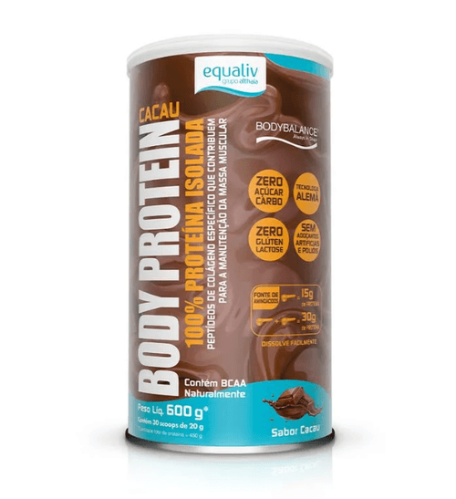 BODY PROTEIN CACAU EQUALIV 600G PT C/1UN 363