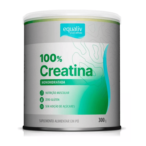 CREATINA EM PO EQUALIV PT C/ 300G + DOSADOR 584