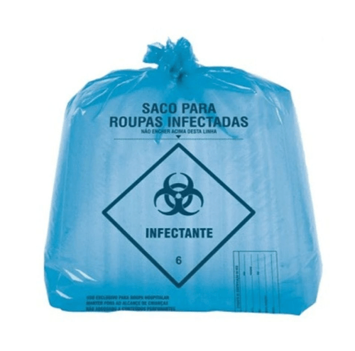 SACO P/HAMPER AZUL 120L 90CMX100CM C/FITA PCT C/50UN