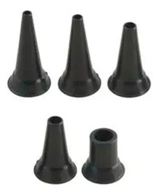 Especulos Auriculares Autoclavaveis MD Jogo c 5 para Otoscopio